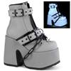 DemoniaCult - CAMEL205 Plattformstiefel - Grau Product image